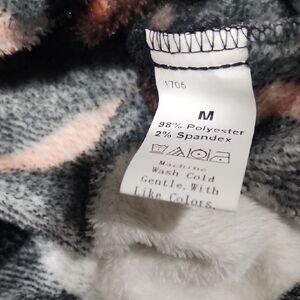 SHEIN Black and Gray Plaid Fabric